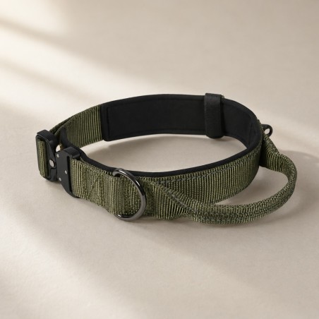 Collar Rukka Pets Mission verd oliva amb nansa | Smartdog