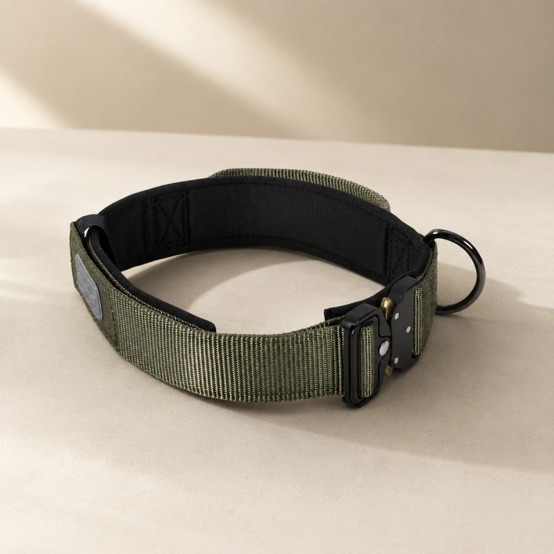 Collar Rukka Pets Mission verd oliva amb nansa | Smartdog