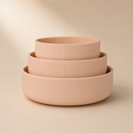 51 Degrees North Sili comedero de silicona rosa | Smartdog