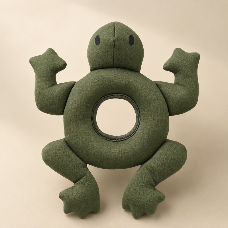 Rukka Frog: juguete flotante para perro con sonido