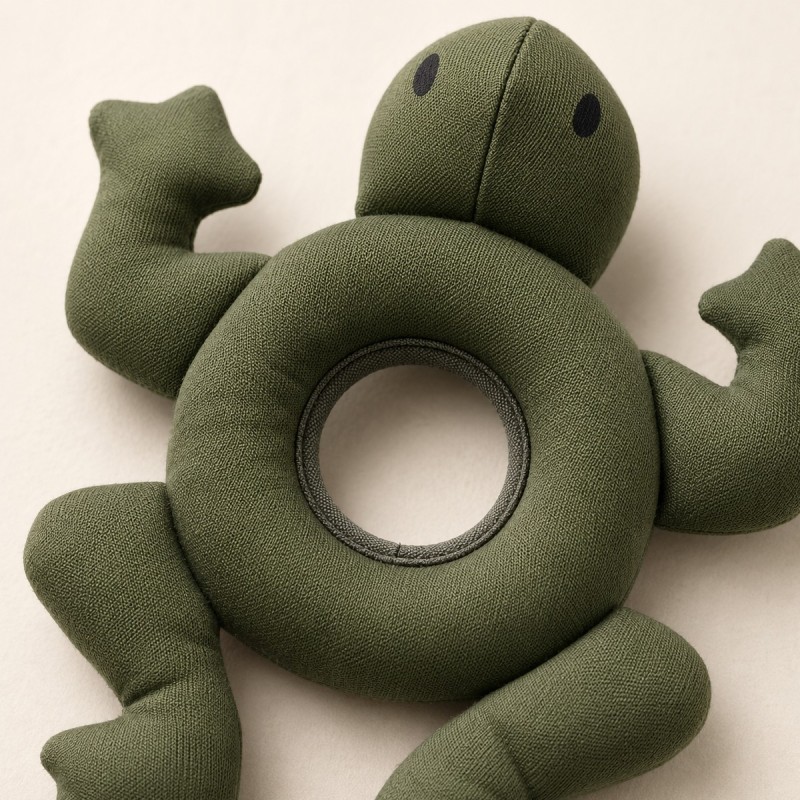 Rukka Frog: juguete flotante para perro con sonido