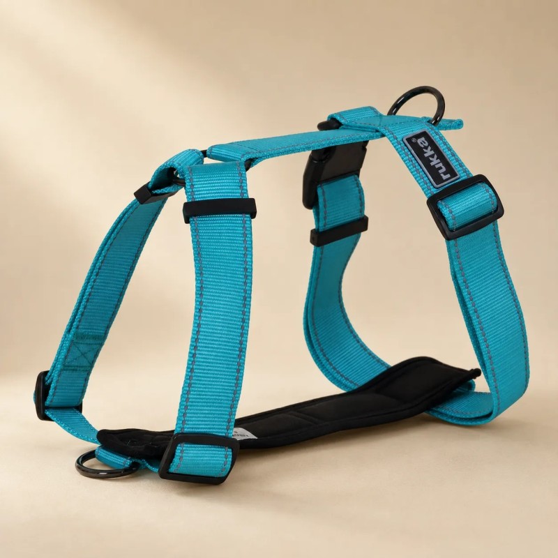 Arnés Rukka Form azul ajustable y reflectante | Smartdog
