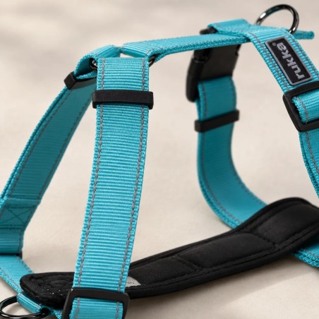 Arnés Rukka Pets Form Azul Ajustable Reflectante