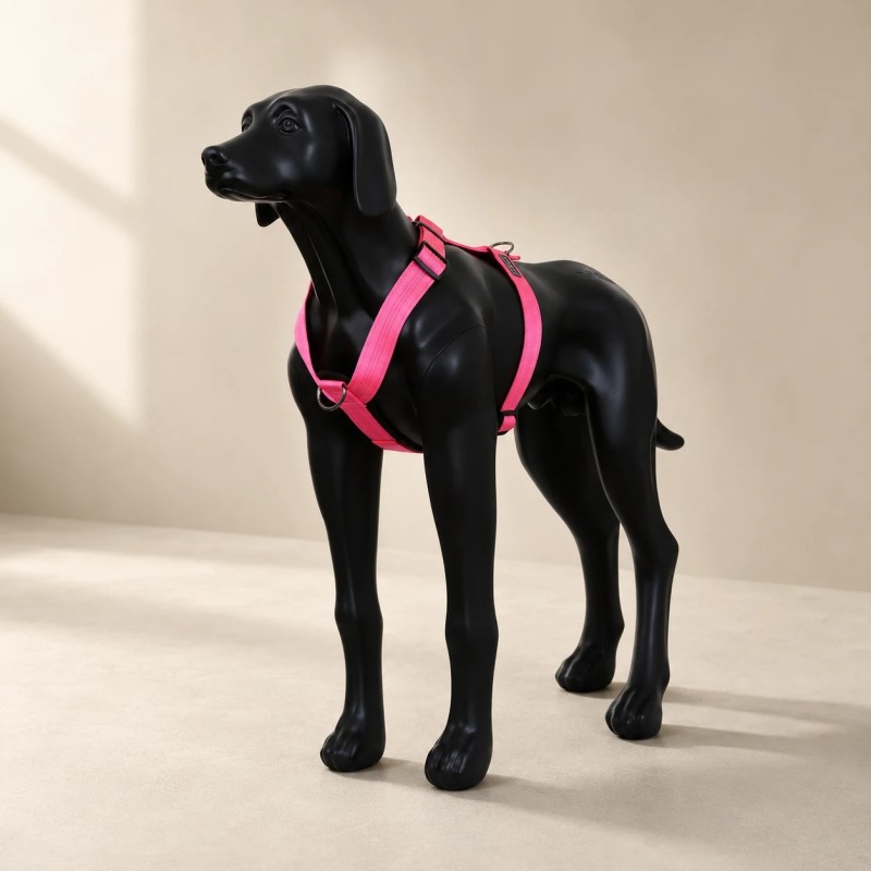 Rukka Form Neon rosa | Arnés para perro en Y reflectante