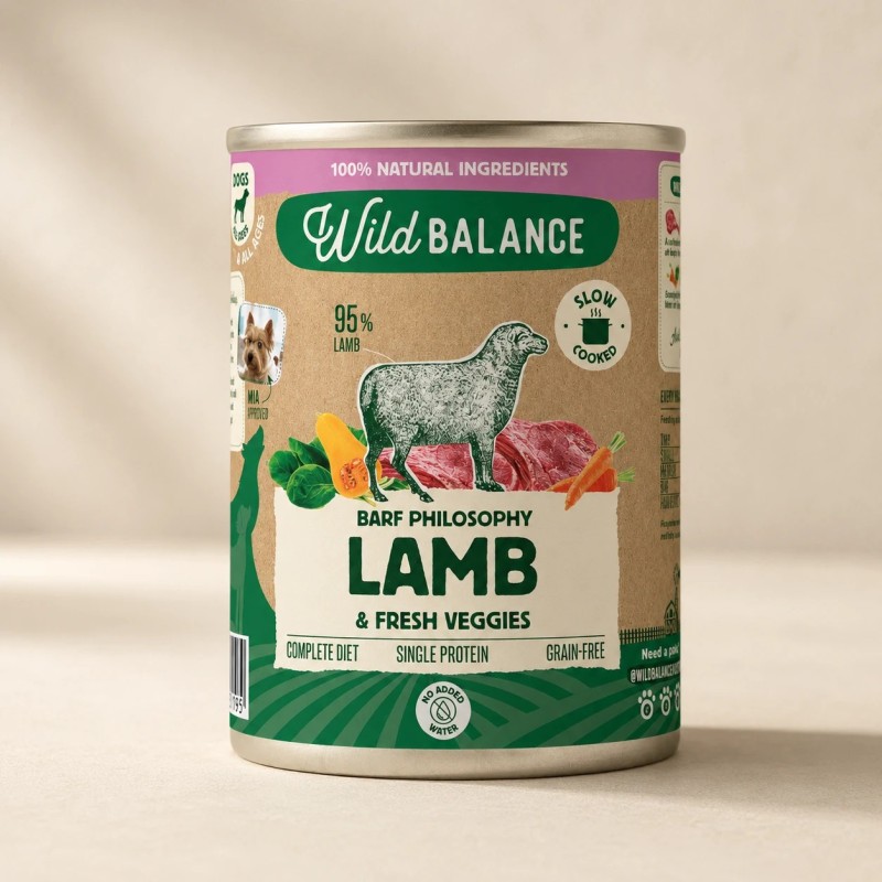 Wild Balance lata de cordero 400 g para perros