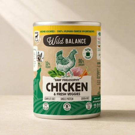 Wild Balance llauna de pollastre 400 g per a gossos