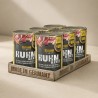 6 latas de Belcando pollo y pato con mijo y zanahorias para perros