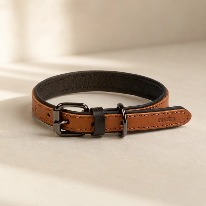 Collar de pell Rukka Dual Conac per a gos | Smartdog
