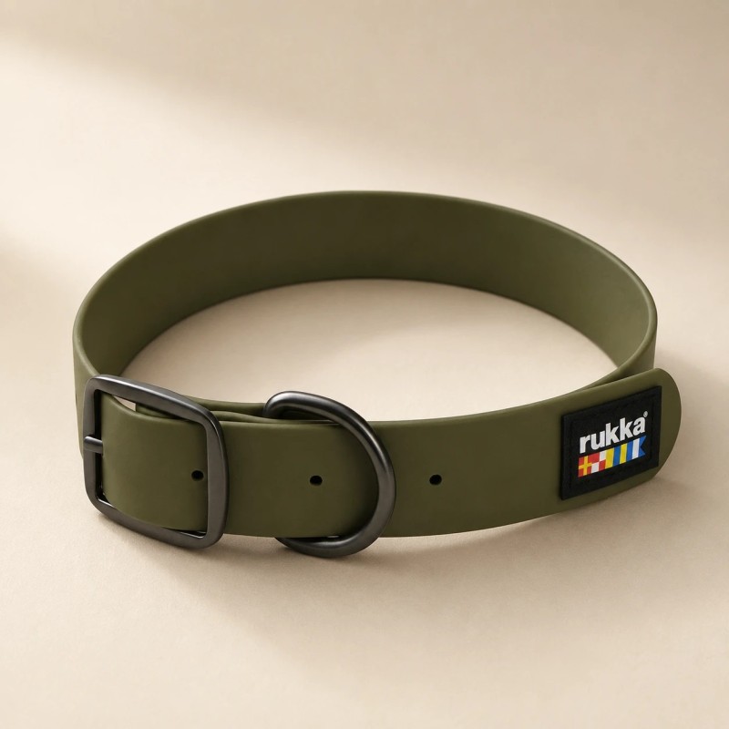 Collar Rukka BioDiPro verde oliva | Resistente al agua