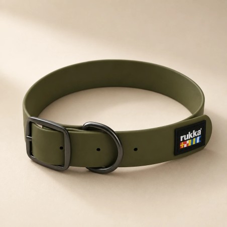 Collar Rukka BioDiPro verde oliva | Resistente al agua