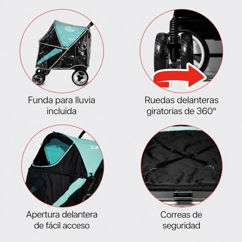 Carrito para perros grandes InnoPet Mamut hasta 50 kg