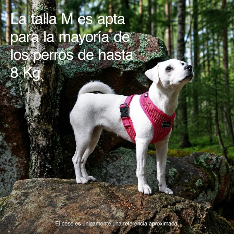 Arnés Rukka Comfort Air fucsia transpirable | Smartdog