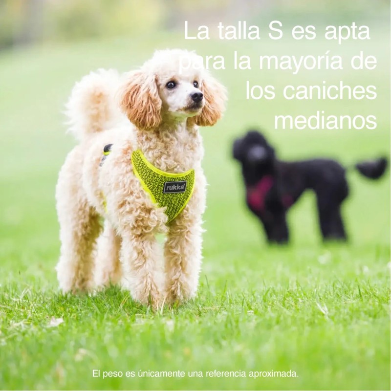 Arnés Rukka Comfort Air en Y amarillo transpirable