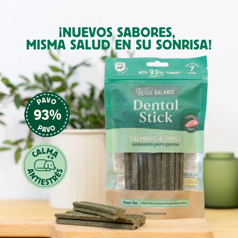 Wild Balance Stick Dental Calming Chill — Snack Dental y Relajante para Perros