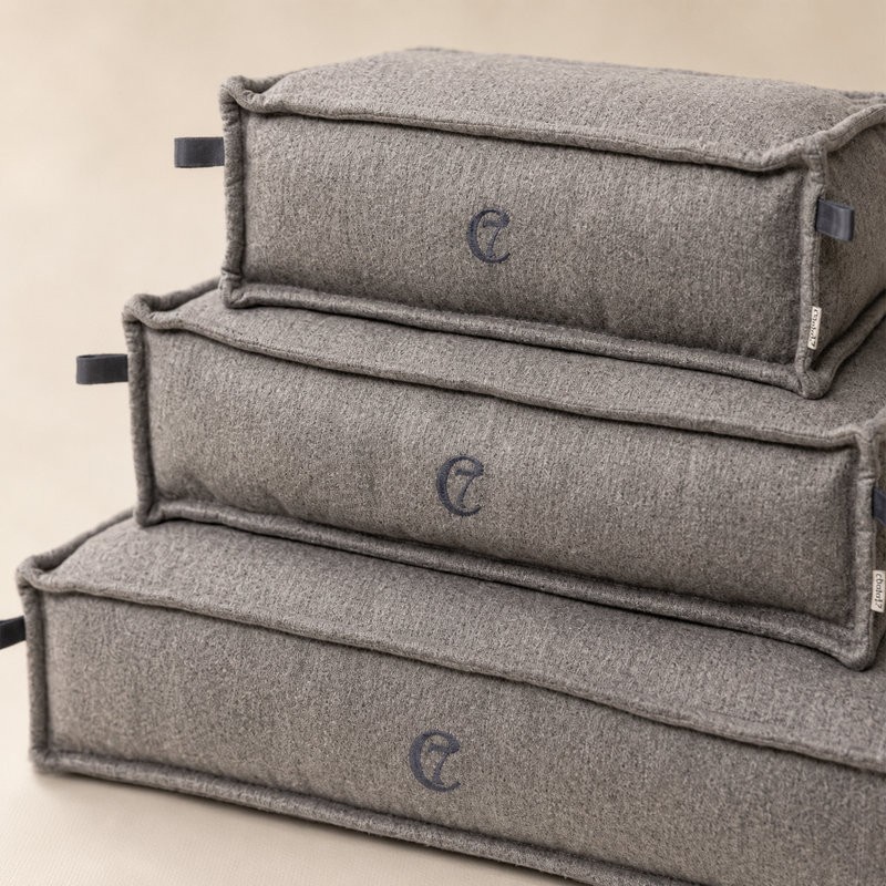 Cama para perro Cloud7 Cozy Light Grey lavable | Smartdog