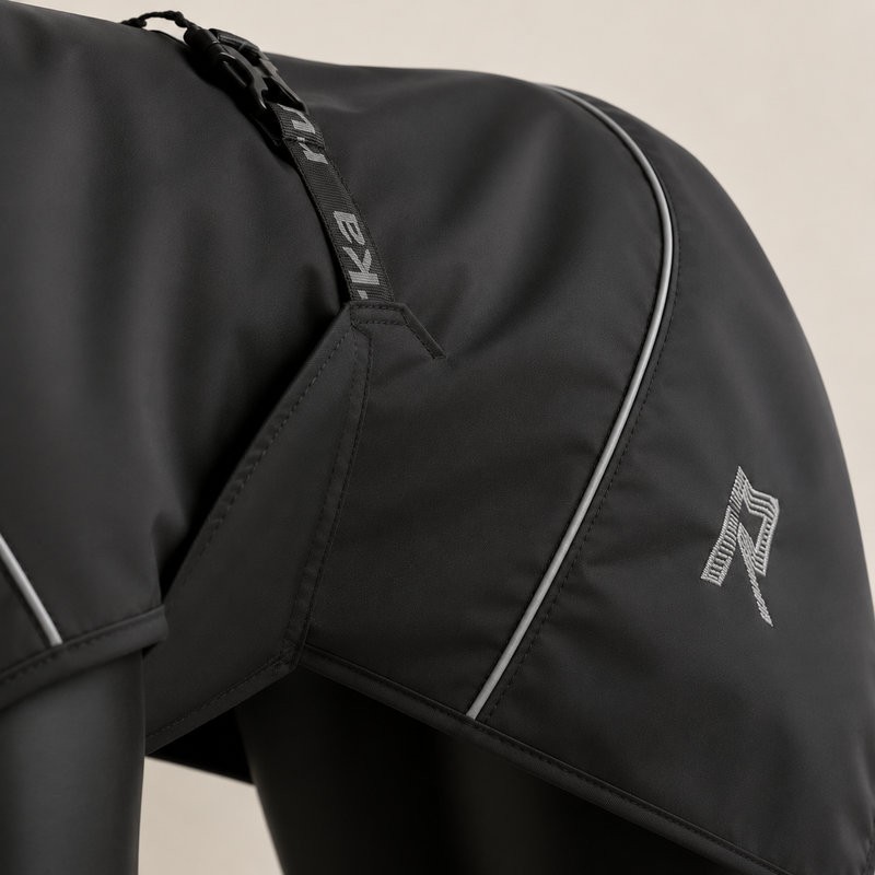 Chubasquero Rukka Pets Hayton X negro impermeable