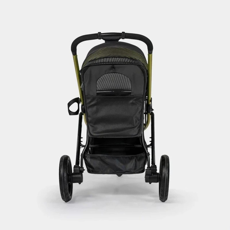 Carrito para perros Premium Comfort negro hasta 25 kg