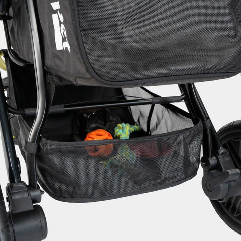 Carrito para perros Premium Comfort negro hasta 25 kg