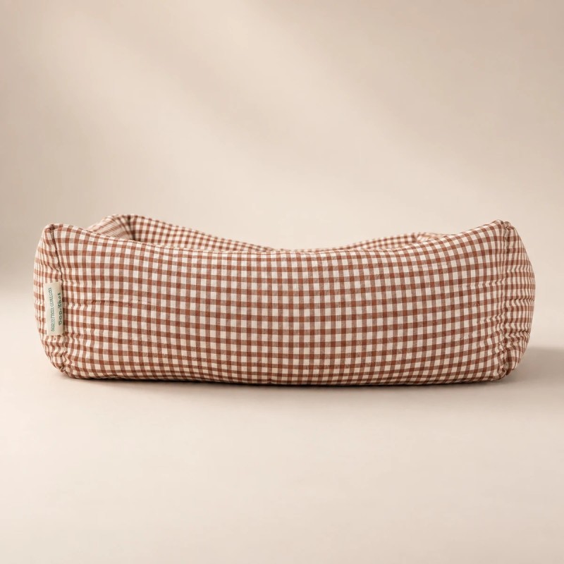 Freedog Cottage rojo vino | Cama para perro con bordes