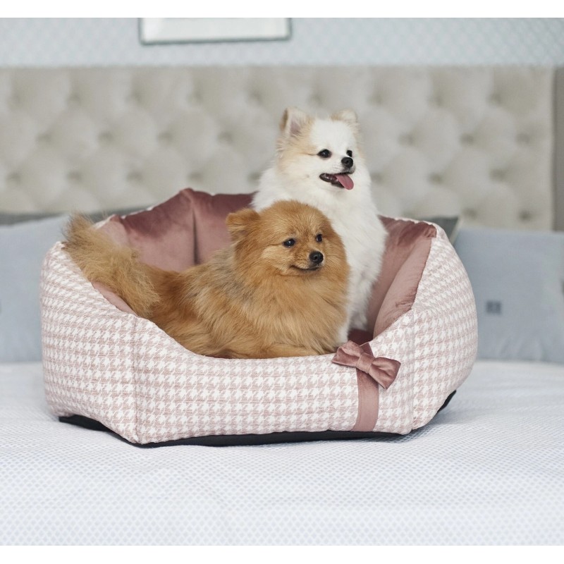 Oh Charlie Glamour | Cama para perro con bordes elevados