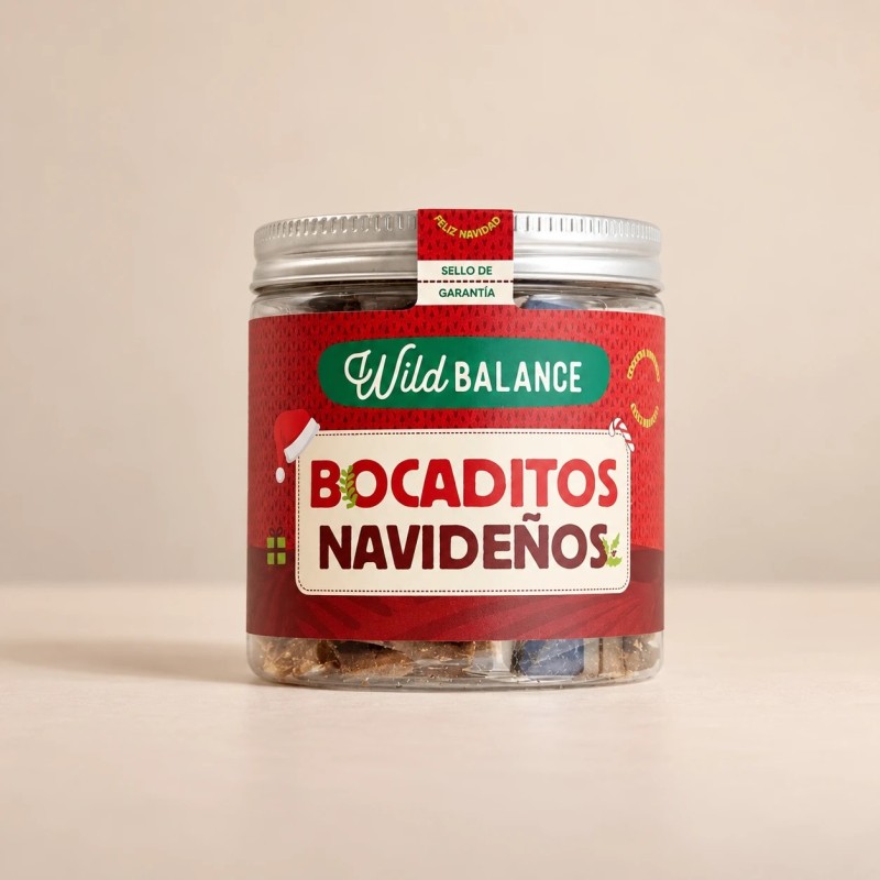 Bocadets de Nadal Wild Balance per a gossos 75 g