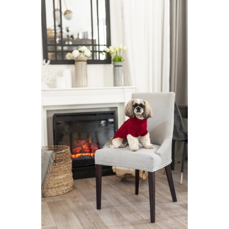 Oh!Charlie LoveRed | Jersey de lana para perro rojo