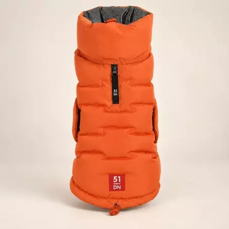 Abrigo para perro Edge Coat Orange | 51 Degrees North