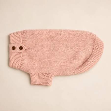 PAIKKA Furry Knit Sweater rosa | Jersei de punt per a gos