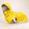 Rukka Stream chubasquero para perro reflectante amarillo