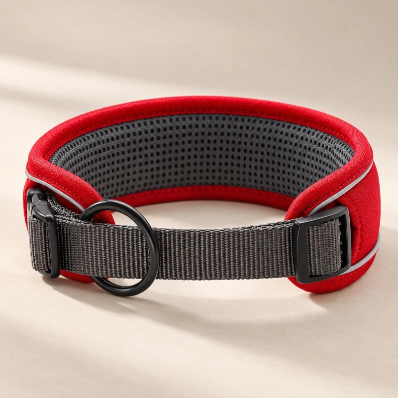 Hunter Divo collar para perro reflectante rojo | Smartdog