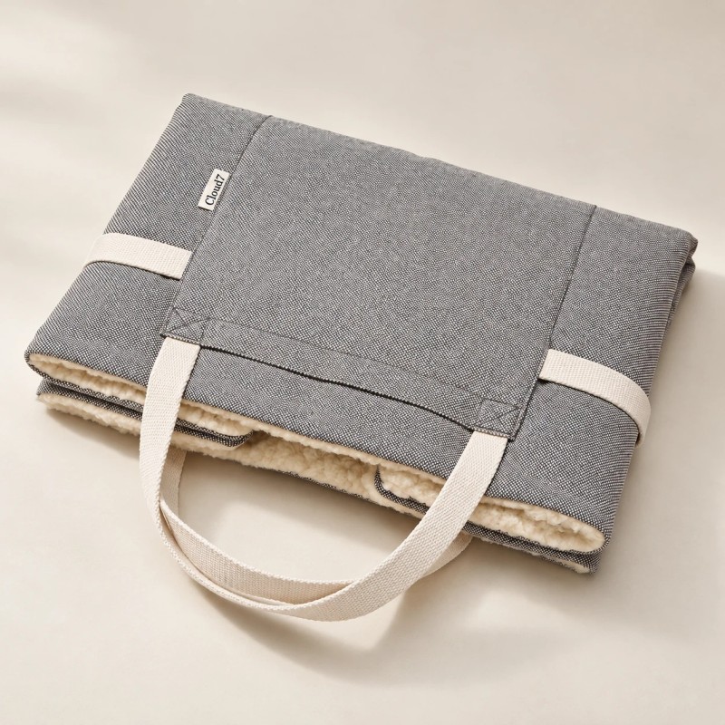 Cloud7 Travel Bed Tweed Grey | Cama de viaje para perro