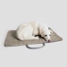 CLOUD7 Tweed Taupe | Cama de viaje para perro