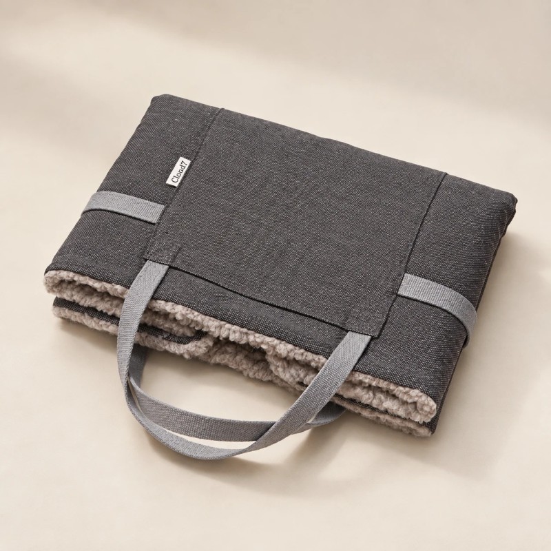 CLOUD7 Tweed Taupe | Llit de viatge per a gos
