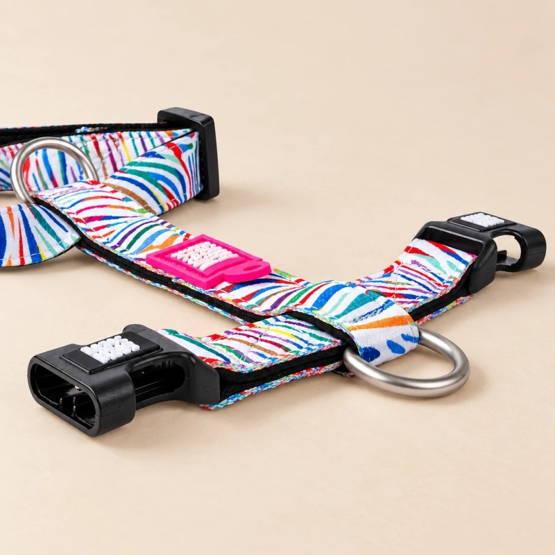 Arnés Max & Molly Magic Zebra H ajustable para perro