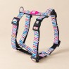 Arnés Max & Molly Magic Zebra H ajustable para perro