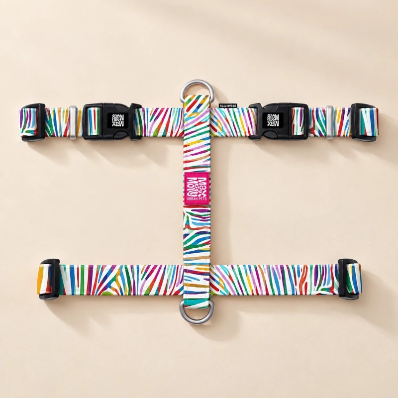 Arnès Max & Molly Magic Zebra H ajustable per a gos