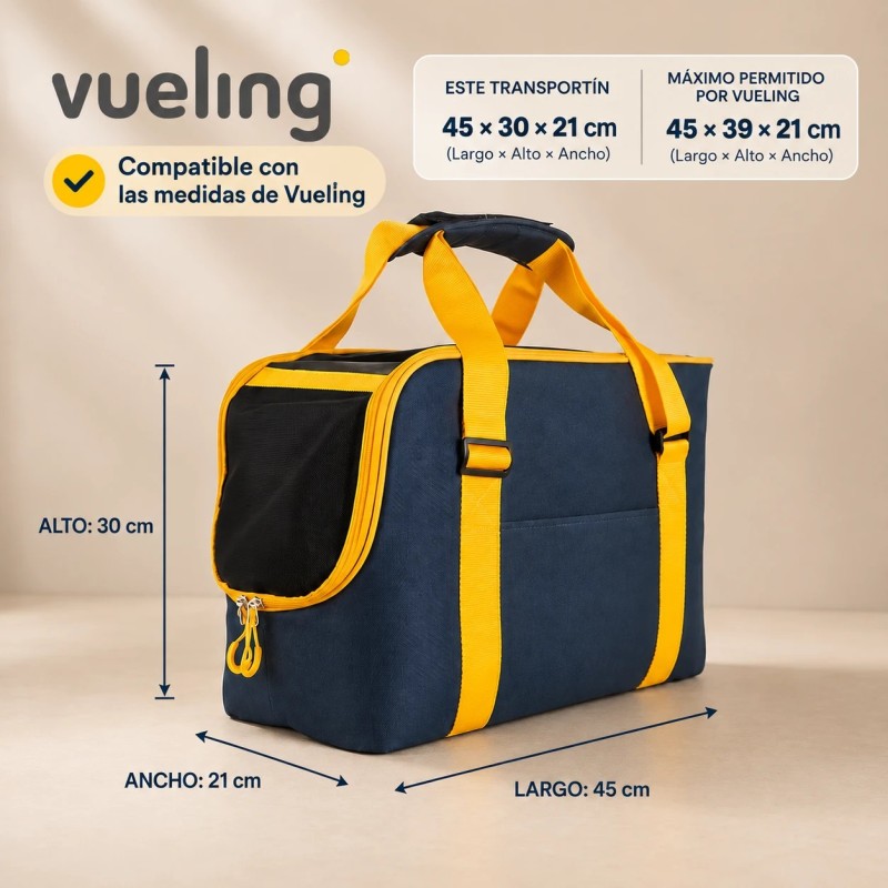 Transportín para perro Freedog TravelTails 45×30×21