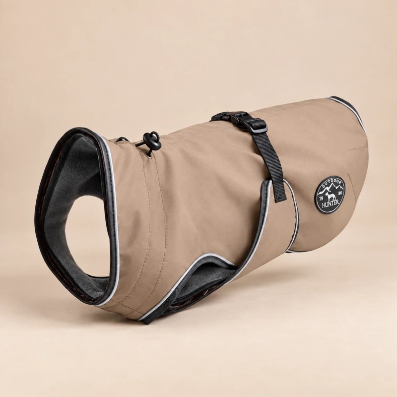 HUNTER Uppsala 2 en 1 | Abric per a gos taupe