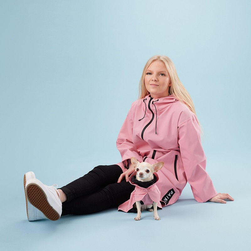 Chubasquero Rosa Visibility Lite