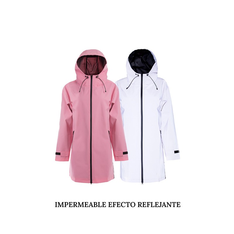 Chubasquero para mujer Visibility Rosa