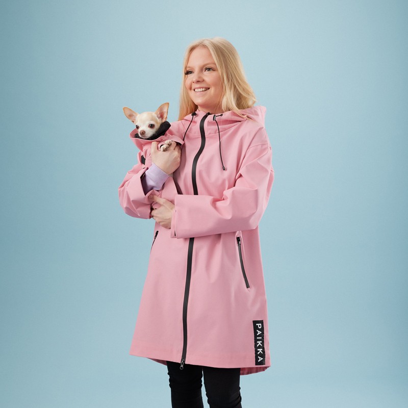 Chubasquero para mujer Visibility Rosa