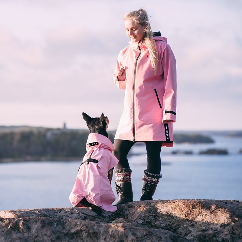 Chubasquero para mujer Visibility Rosa