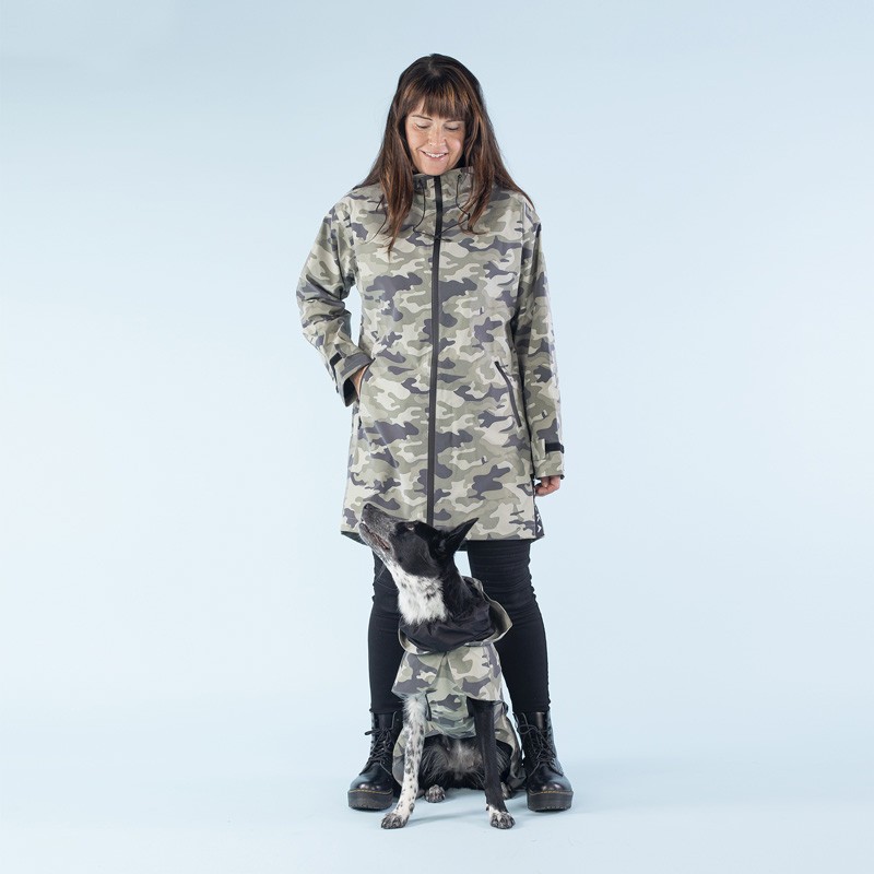 Chubasquero para mujer Visibility Camuflaje