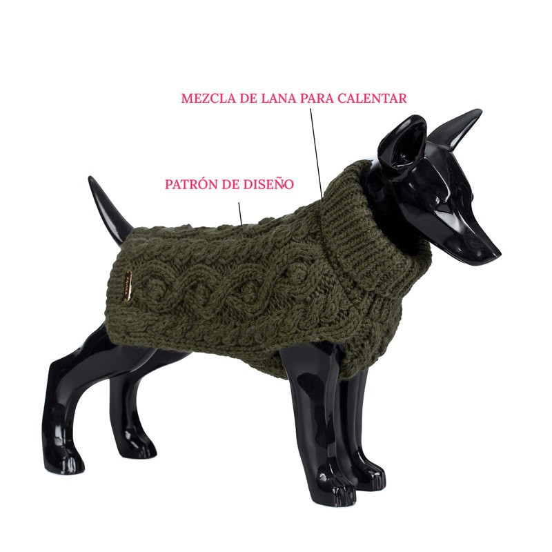 Jersei PAIKKA de llana per a gos | Handmade Knit Sweater
