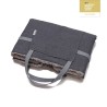 Cama para perro de viaje Tweed color topo