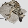 Cama para perro de viaje Tweed color gris