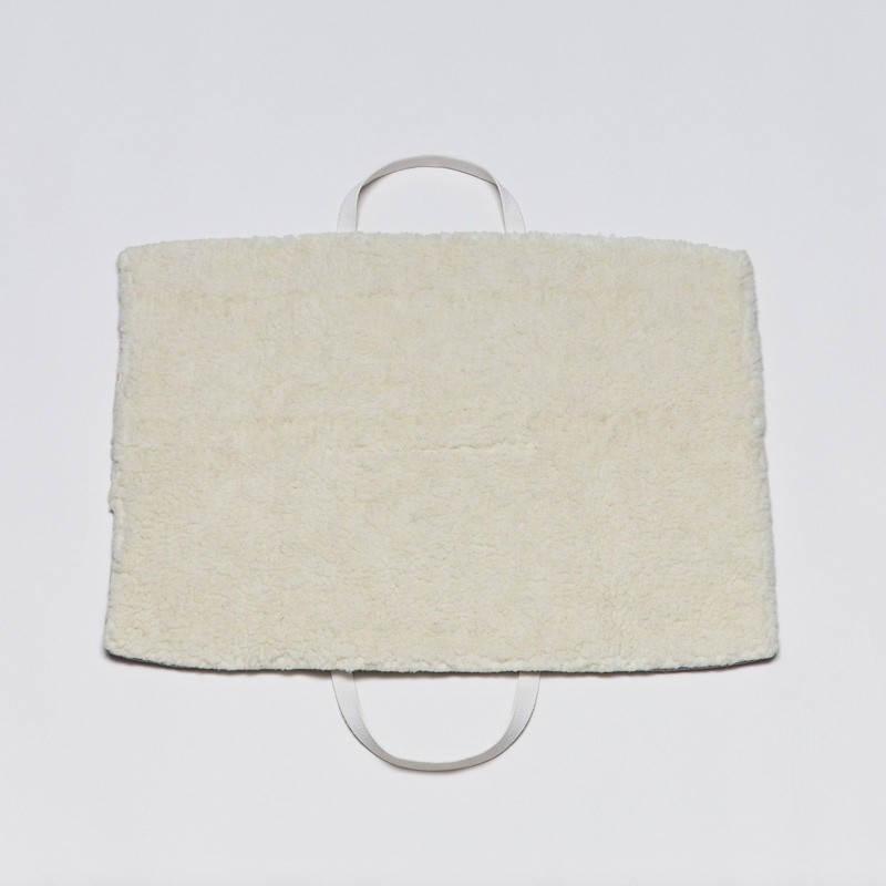Cama para perro de viaje Tweed color gris