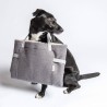 Cama para perro de viaje Tweed color gris