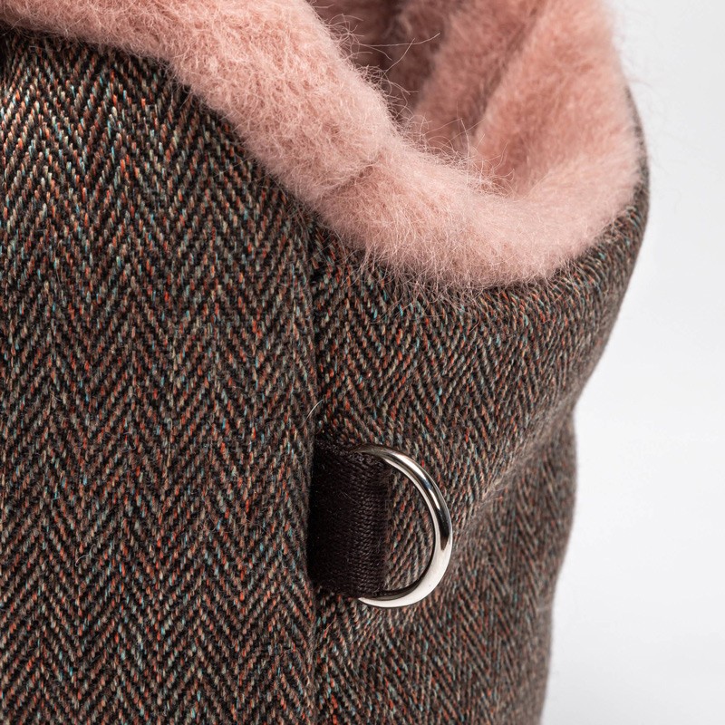 Bolso Milano-Herringbone para chihuahua
