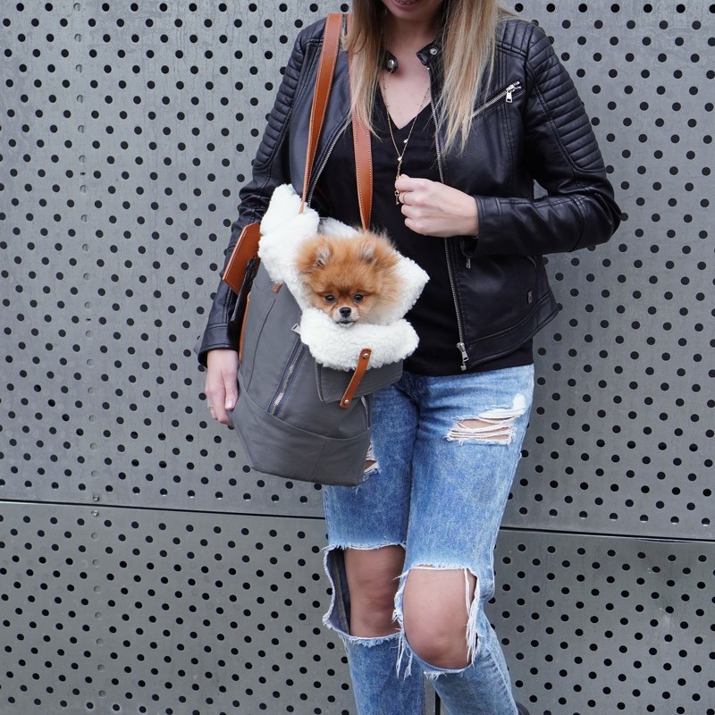 Bolso mediano LIIVA gris